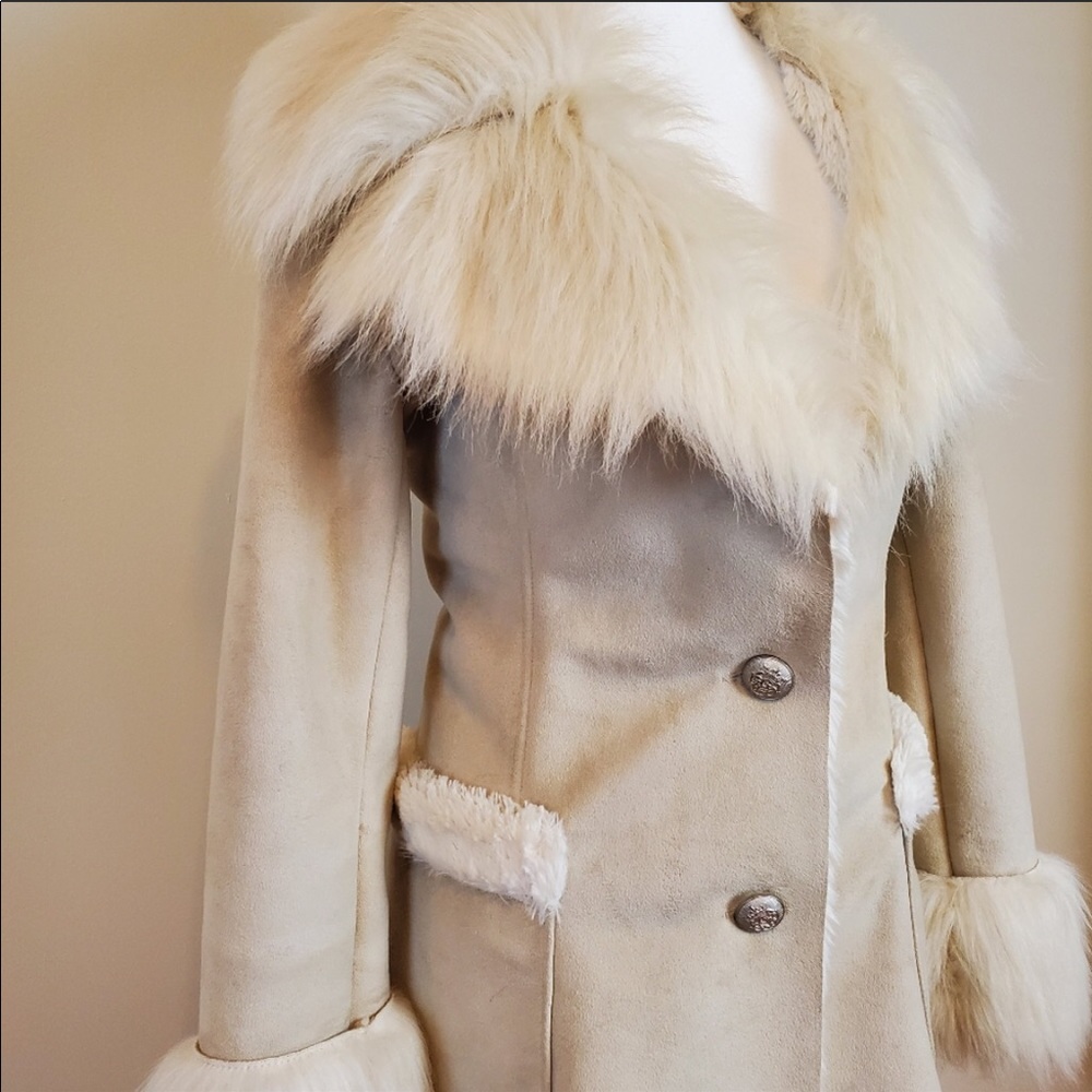Guess Faux Suede & Fur jacket XS